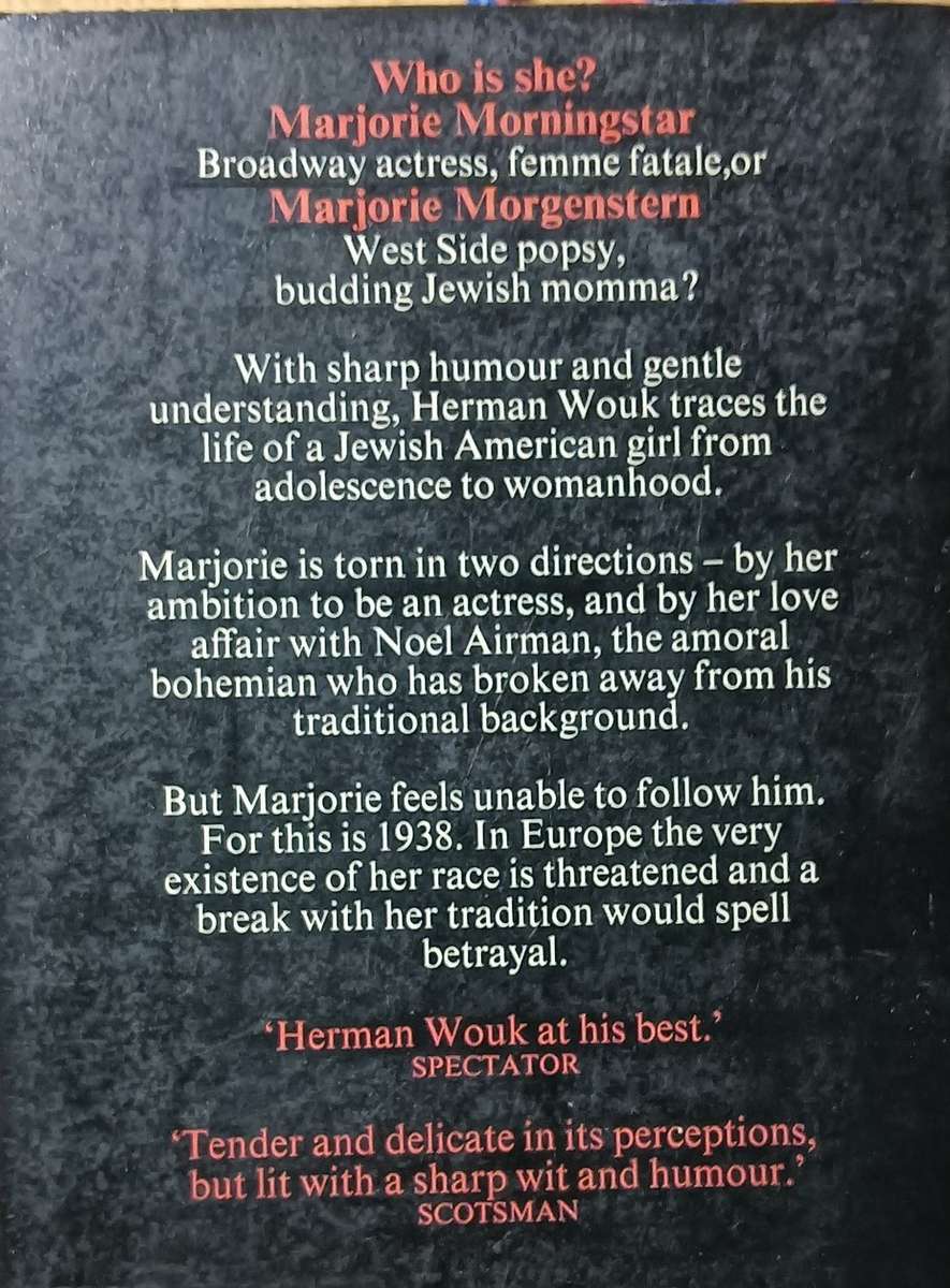 Marjorie Morningstar - Herman Wouk- Softcover - 579 Pages