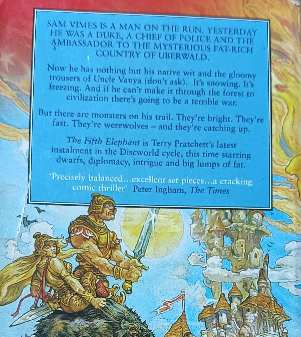 The Fifth Elephant - Terry Pratchett- Softcover - 470 Pages