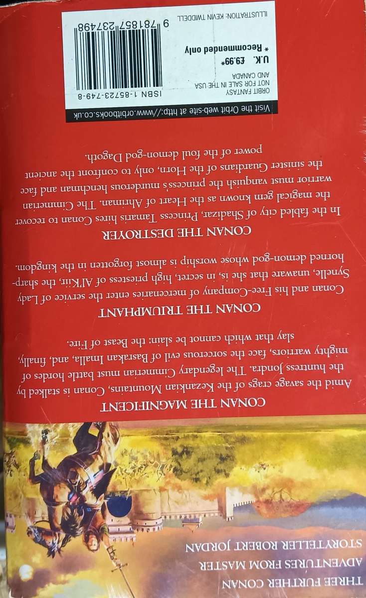 The Conan Chronicles 1 - Robert Jordon - Softcover - In Excess of 600 Pages