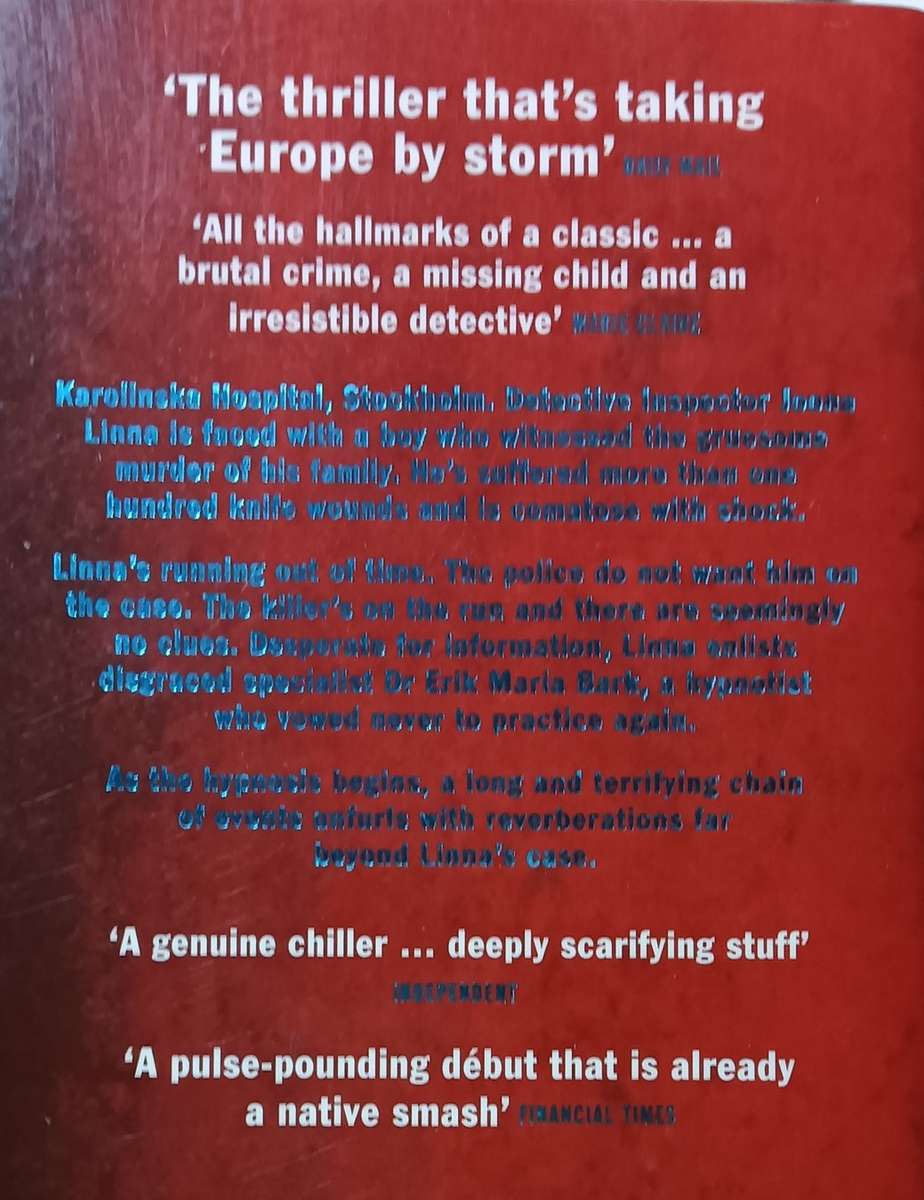 The Hypnotist - Lars Kepler - Softcover - 616 pages