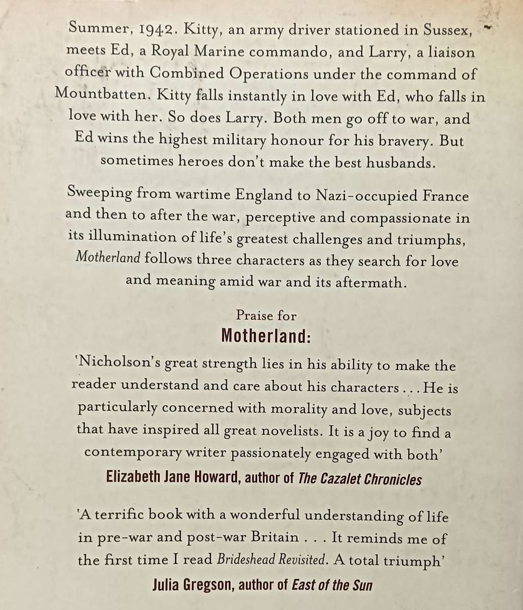 Motherland - William Nicholson - Softcover - 548 pages