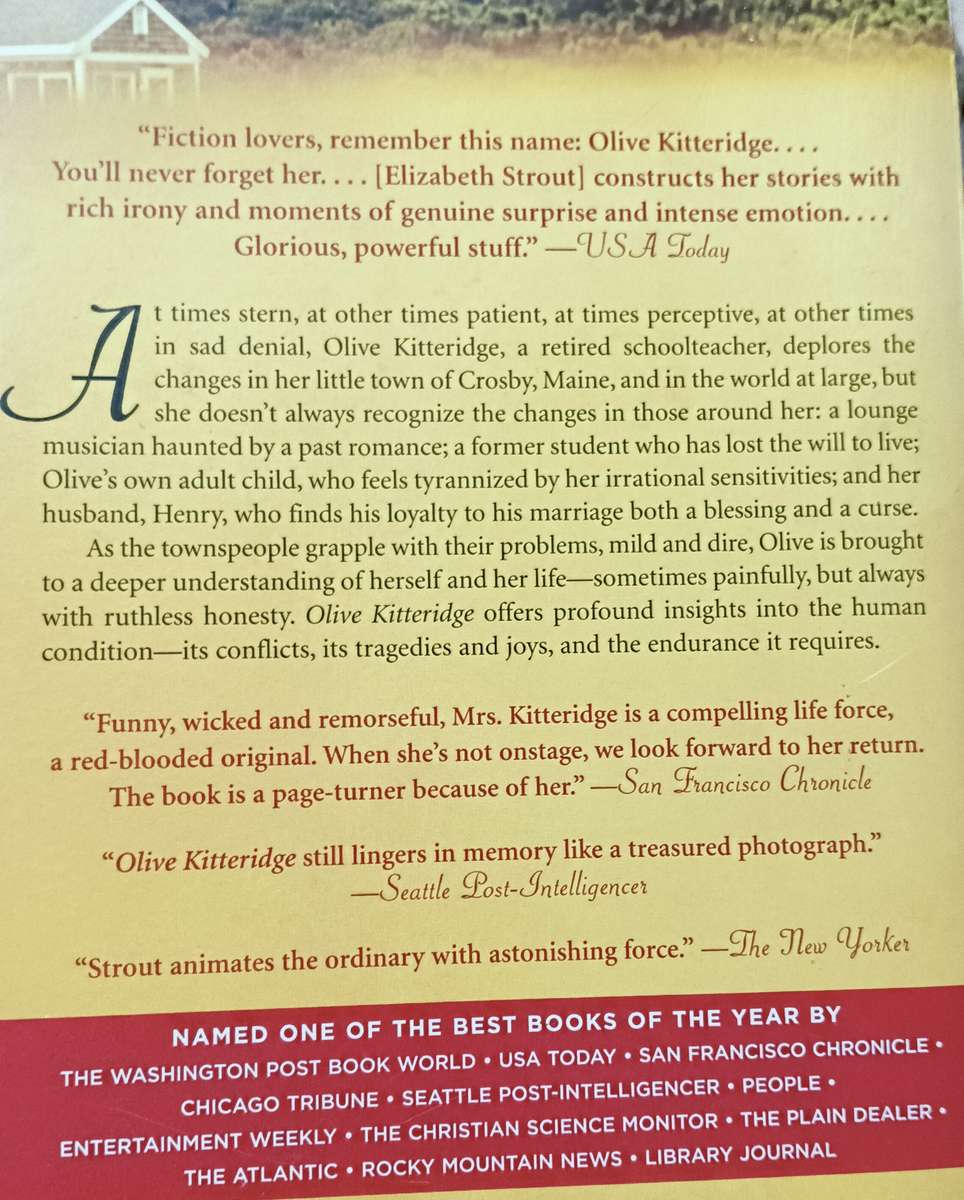 Olive Kitteridge - Elizabeth Strout - Softcover - 286 Pages