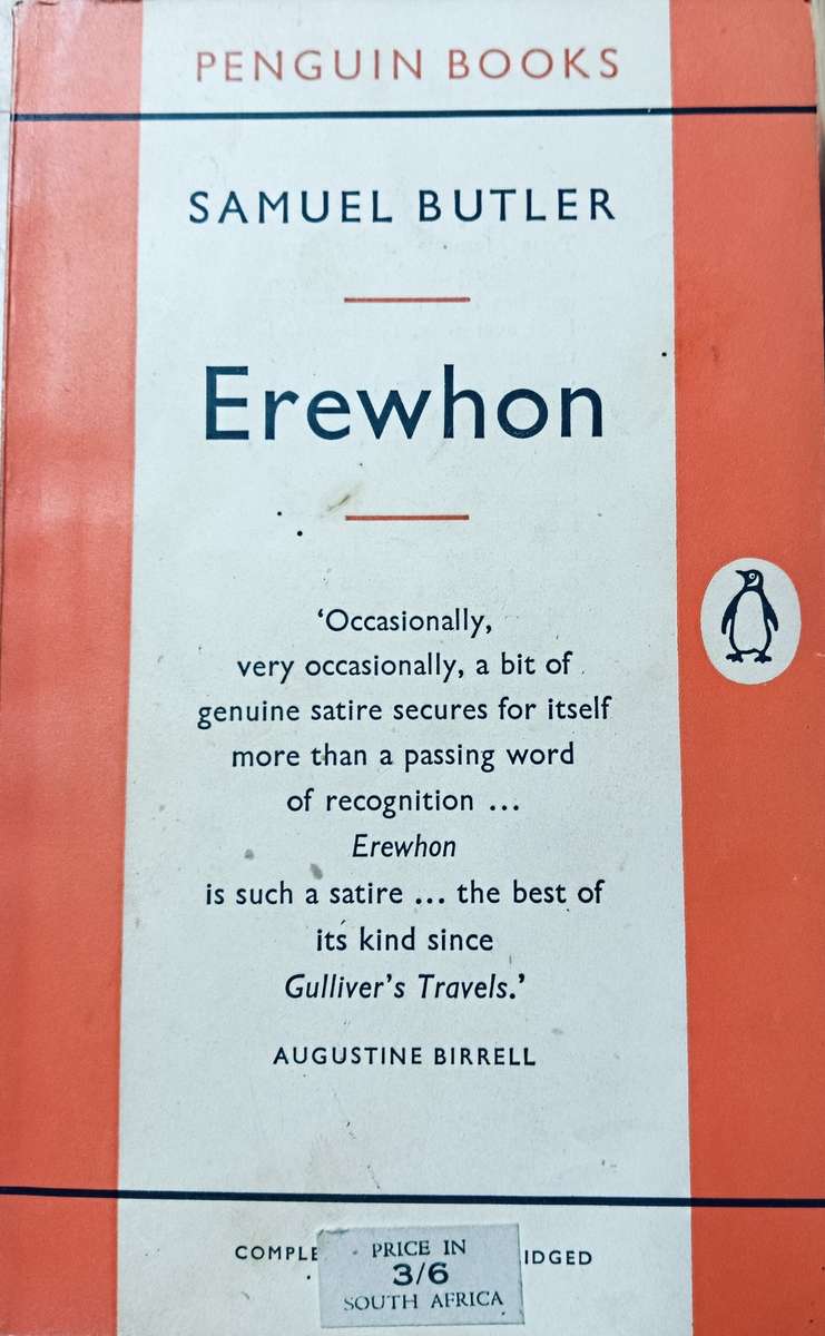 Erewhon - Samuel Butler - Softcover - 217 pages - A Penguin Classic