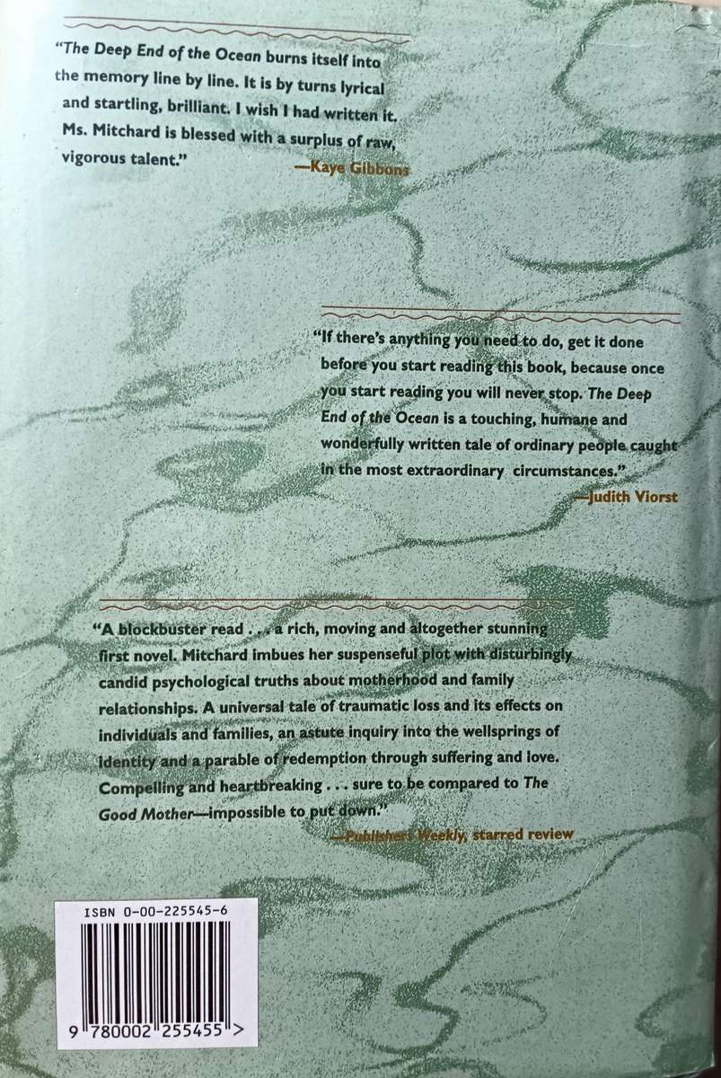 The Deep End of the Ocean - Jaquelyn Mitchard - Hardcover - 434 Pages