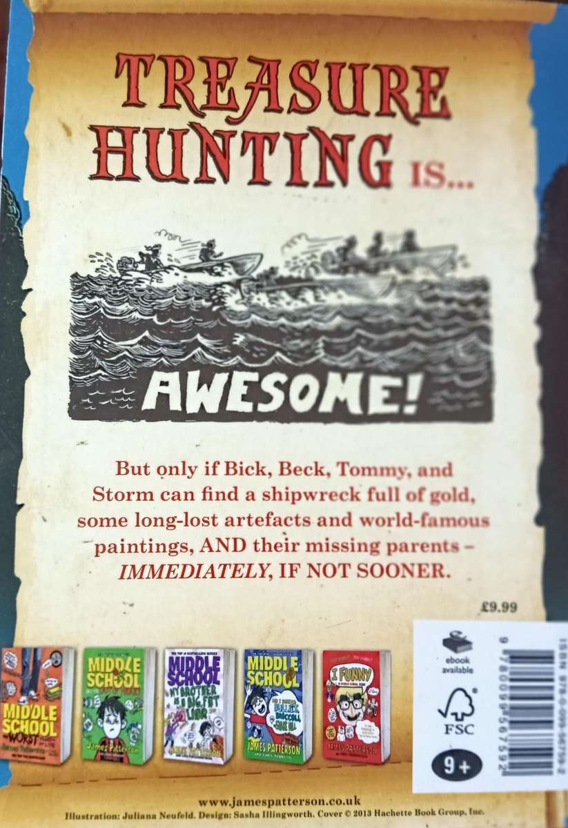 Treasure Hunters - James Patterson & Chris Grabenstein - Softcover - 451 Pages