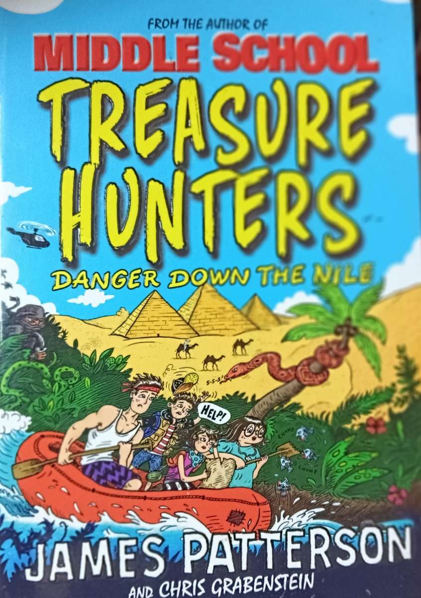 Treasure Hunters - Danger Down the Nile - James Patterson & Chris Grabenstein - Softcover - 449 Pgs