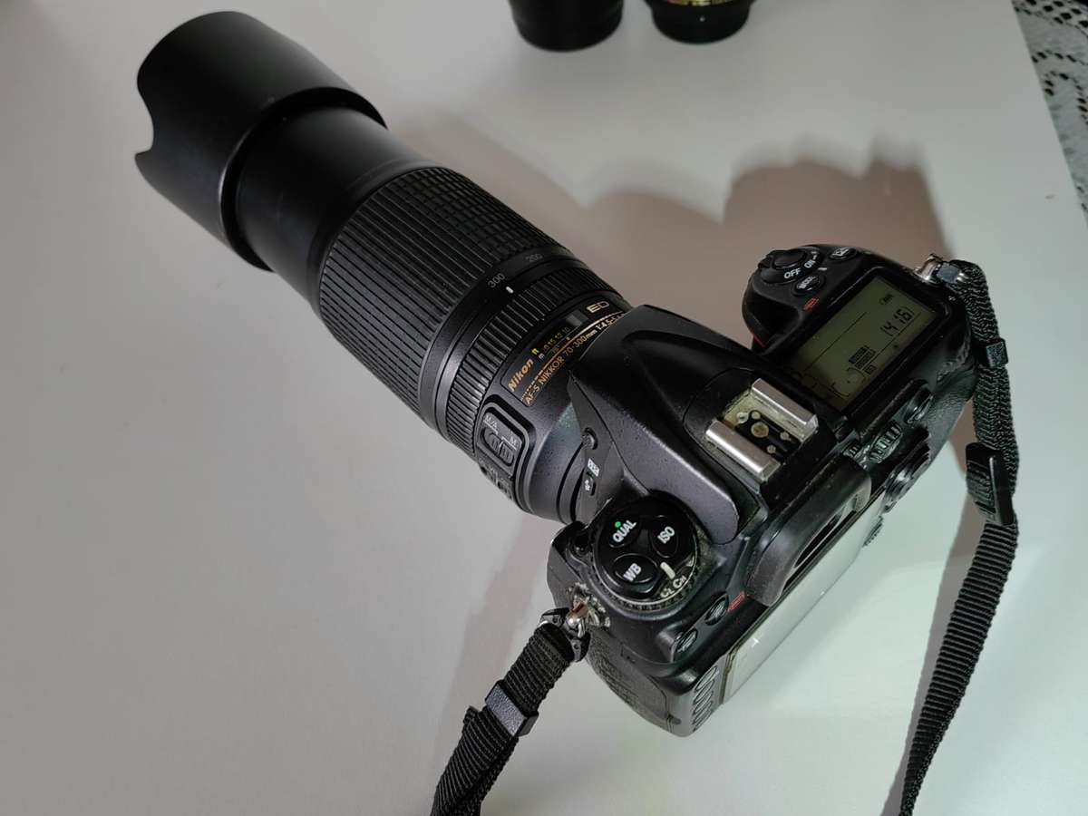 Nikon D300 DSLR 12.3 megapixel with 2 lenses and accessories