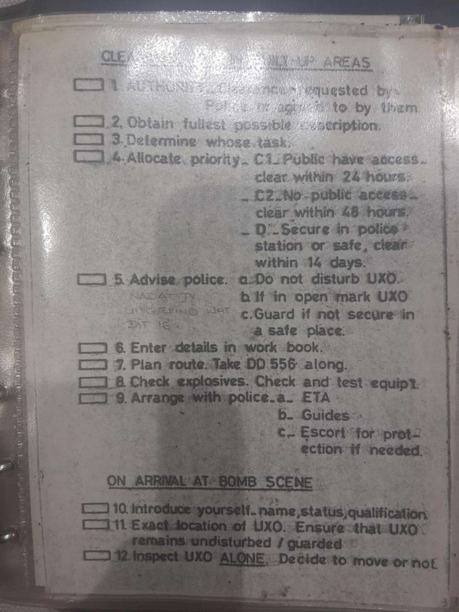 SAAF EMERGENCY MANUALS