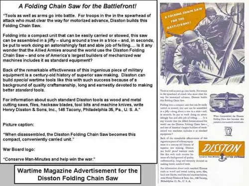 WW II US ARMY FOLDING SAW KIT **SA Army Issue**