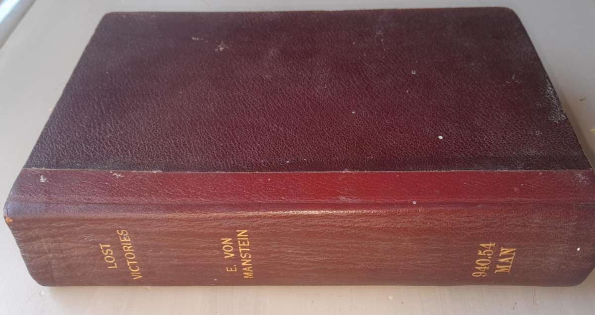 LOST VICTORIES by Field-Marshal Erich von Manstein **1st Edition**