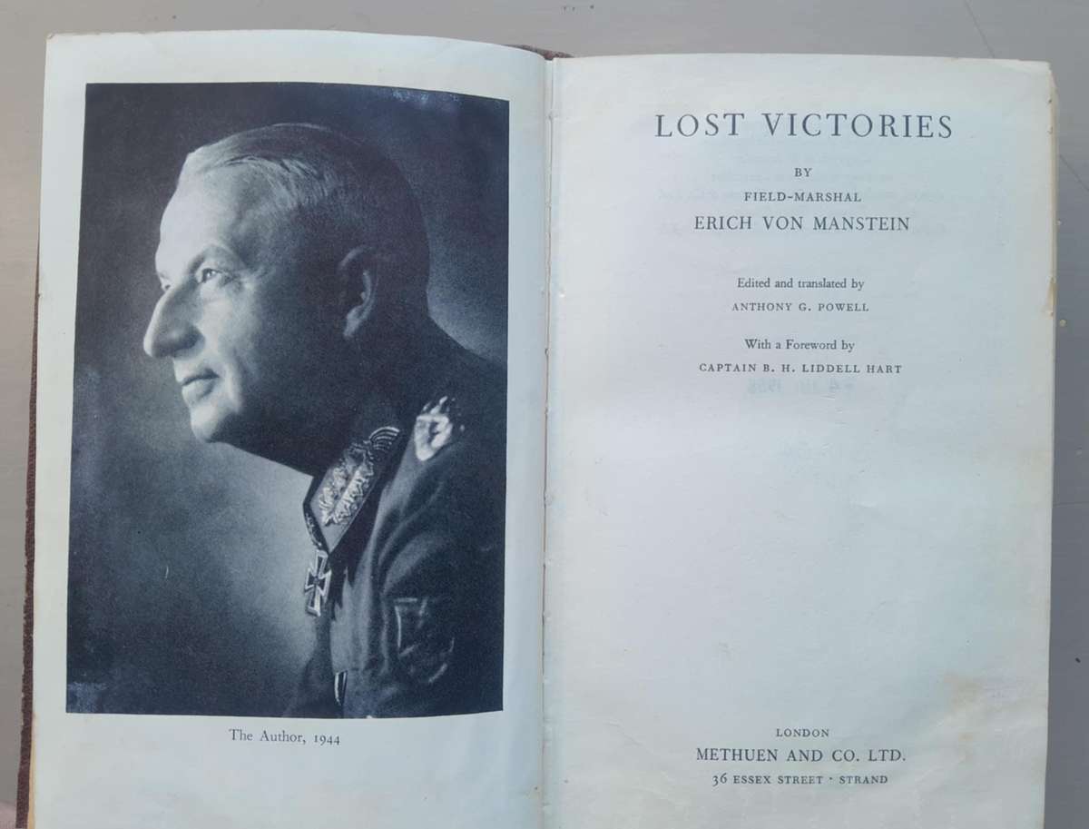 LOST VICTORIES by Field-Marshal Erich von Manstein **1st Edition**