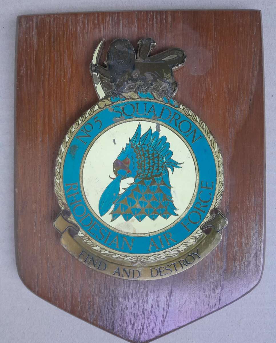 RHODESIAN AIR FORCE PLAQUE