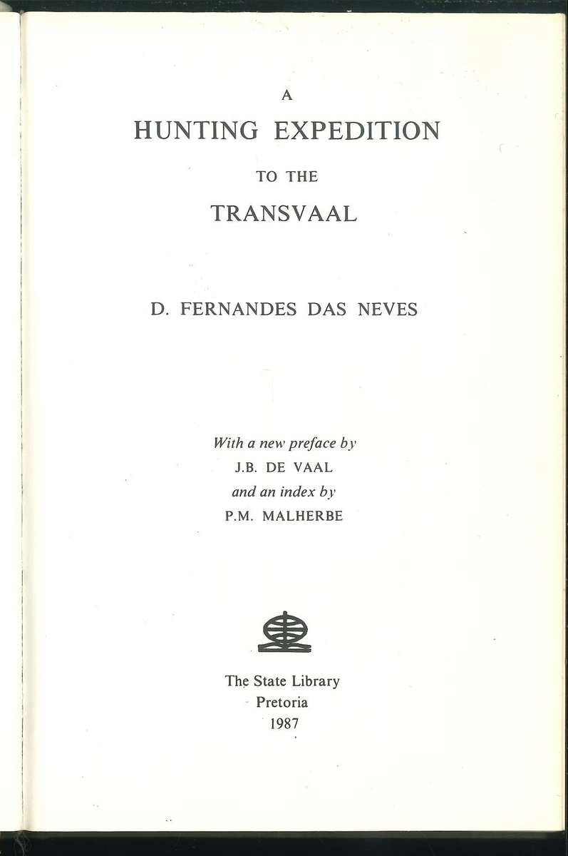 A HUNTING EXPEDITION TO THE TRANSVAAL