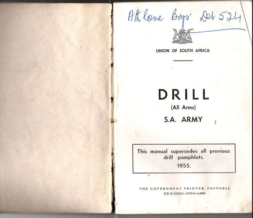 S.A. ARMY DRILL MANUAL
