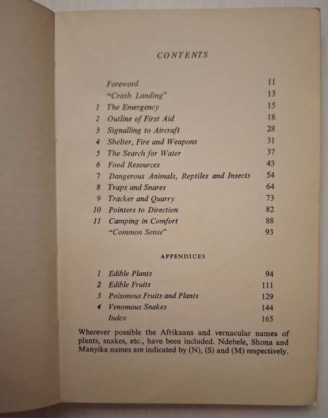 DON'T DIE IN THE BUNDU ** 1st Edition & SA Army Copy **