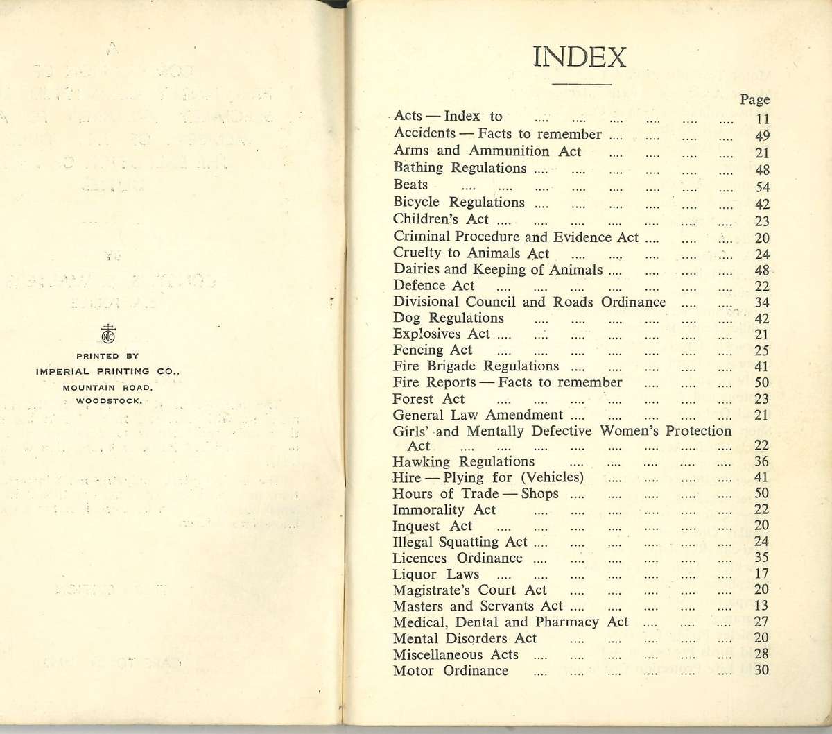 VINTAGE SOUTH AFRICAN POLICE LOT