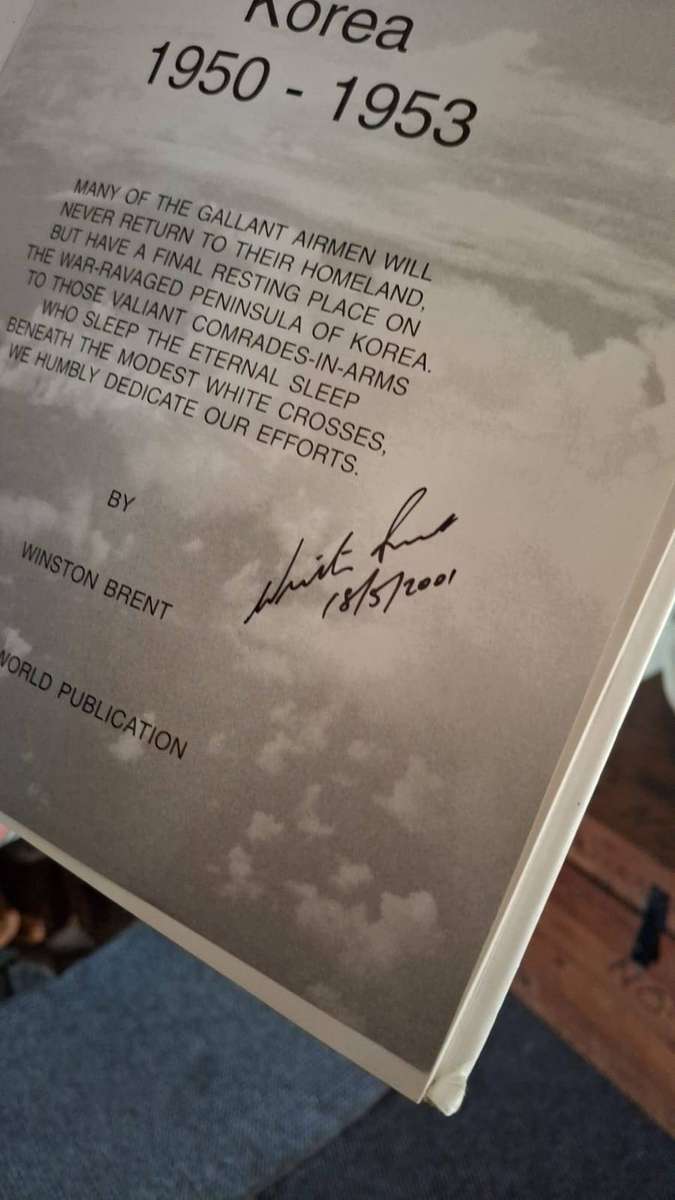 2 SQUADRON IN KOREA **Flying Cheetahs  1950-1953** SIGNED