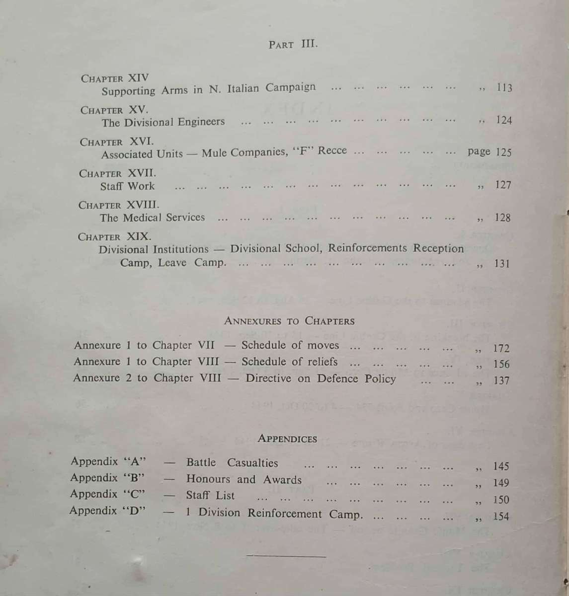 HISTORY OF THE FIRST DIVISION **WWII**