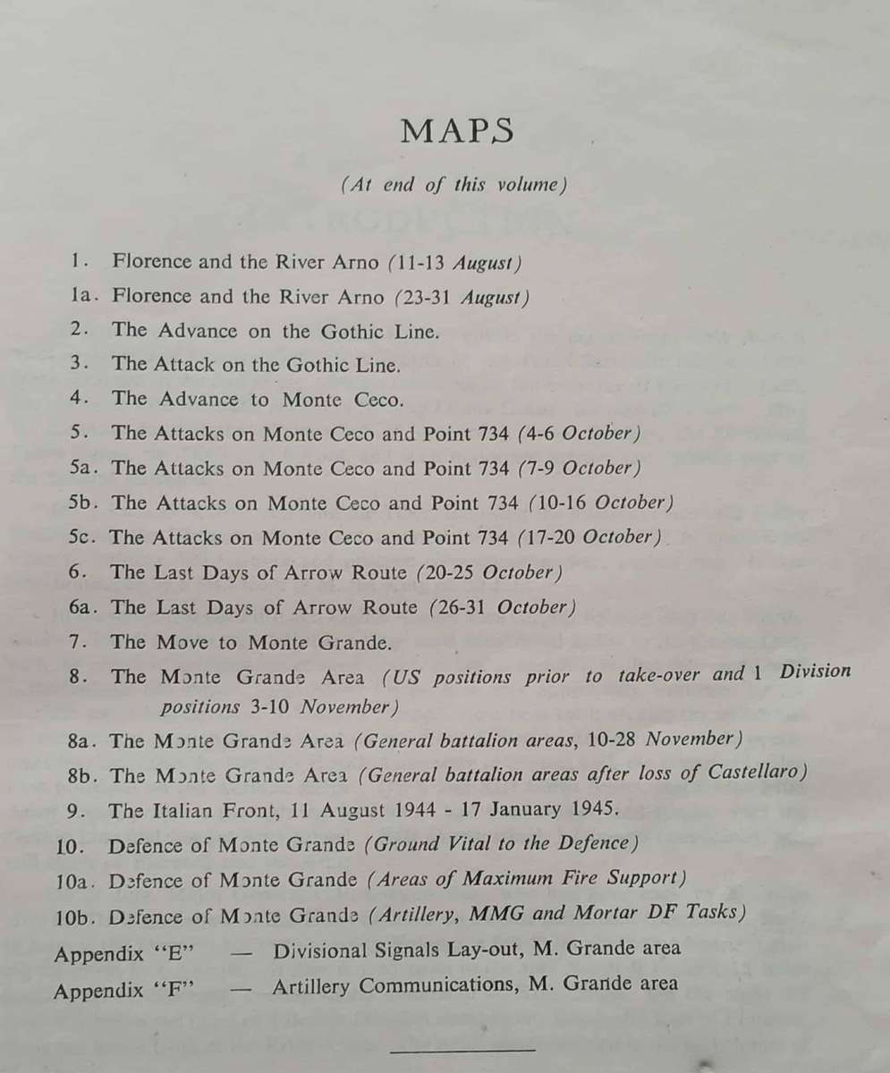 HISTORY OF THE FIRST DIVISION **WWII**