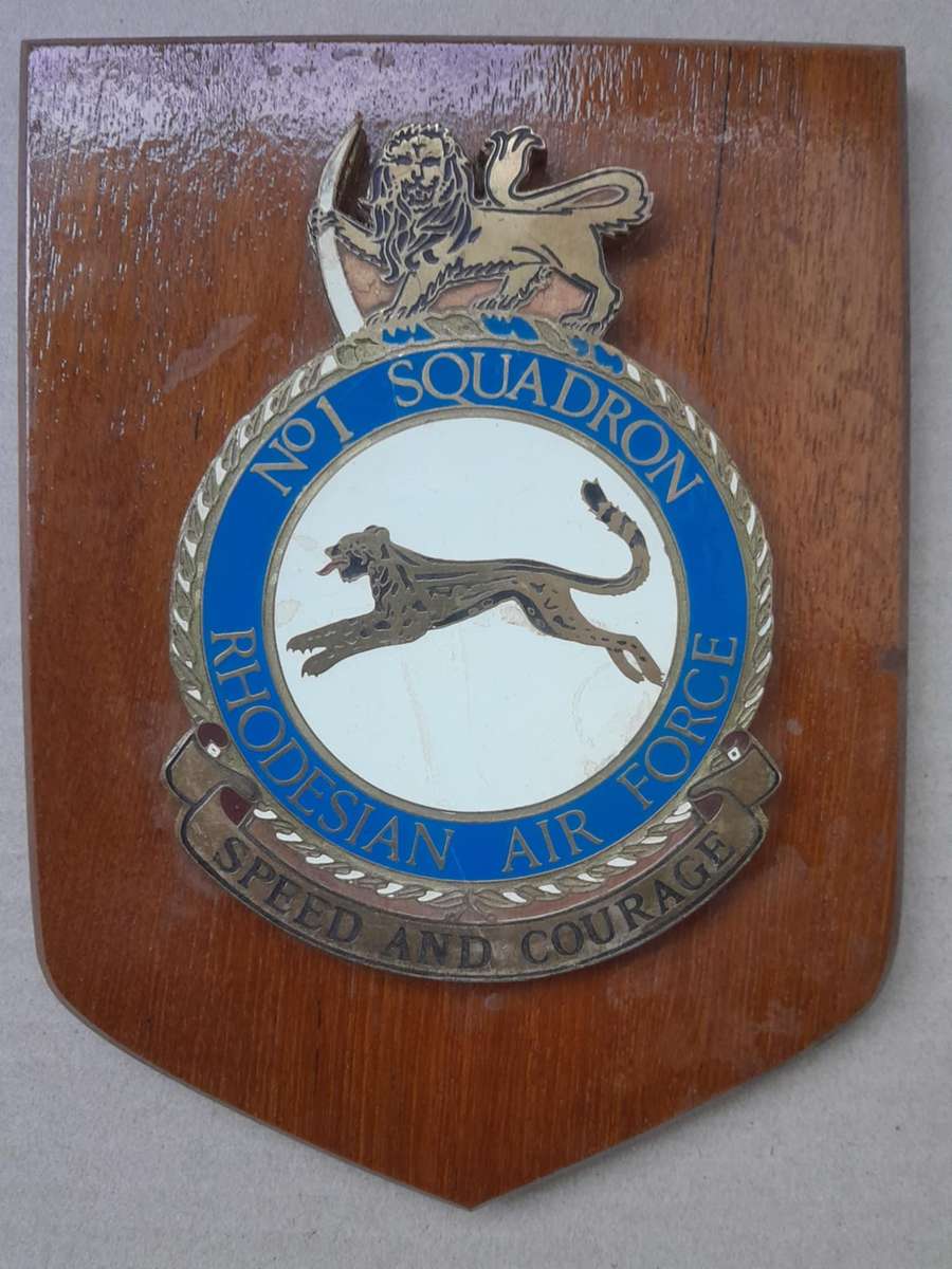 RHODESIAN AIR FORCE PLAQUE