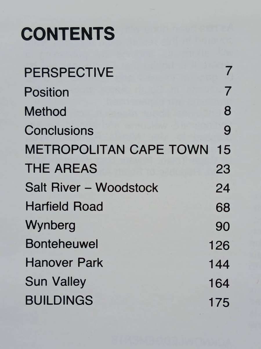 HOUSING A Comparative Evaluation of Urbanism in Cape Town