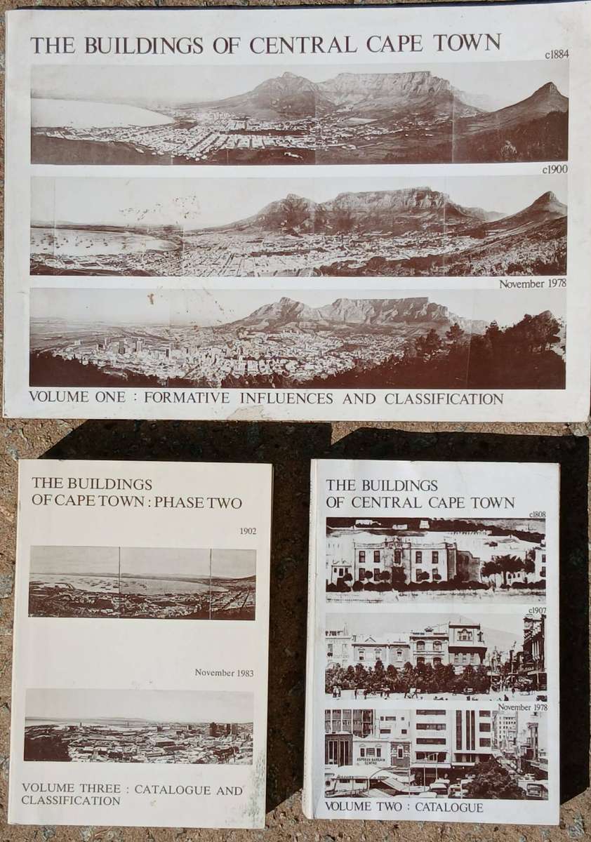 THE BUILDINGS OF CENTRAL CAPE TOWN **3 Volumes**