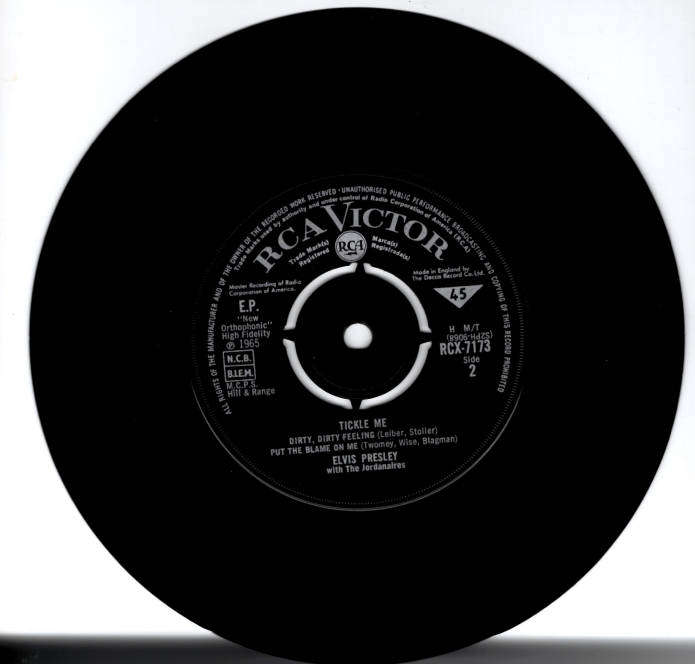 ELVIS PRESLEY Tickle Me 7" EP