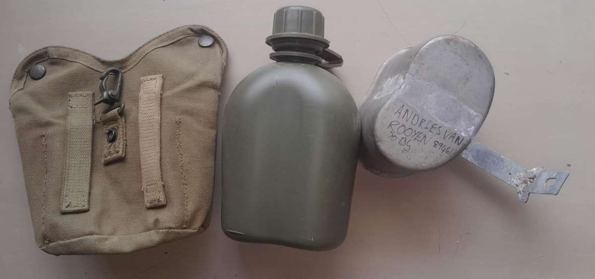SADF WATER BOTTLE AND FIREBUCKET