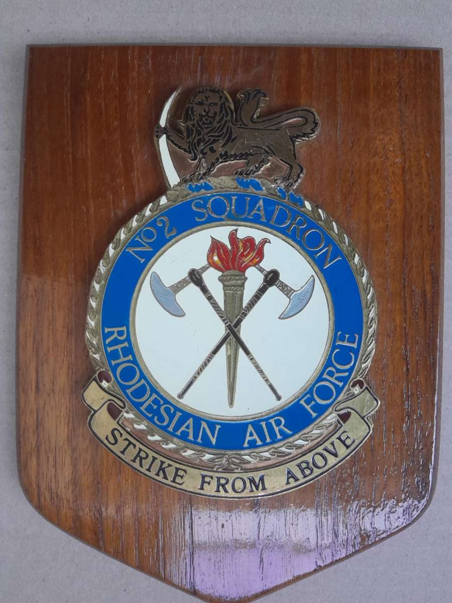 RHODESIAN AIR FORCE PLAQUE