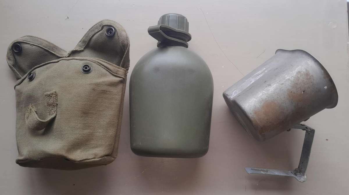 SADF WATER BOTTLE AND FIREBUCKET