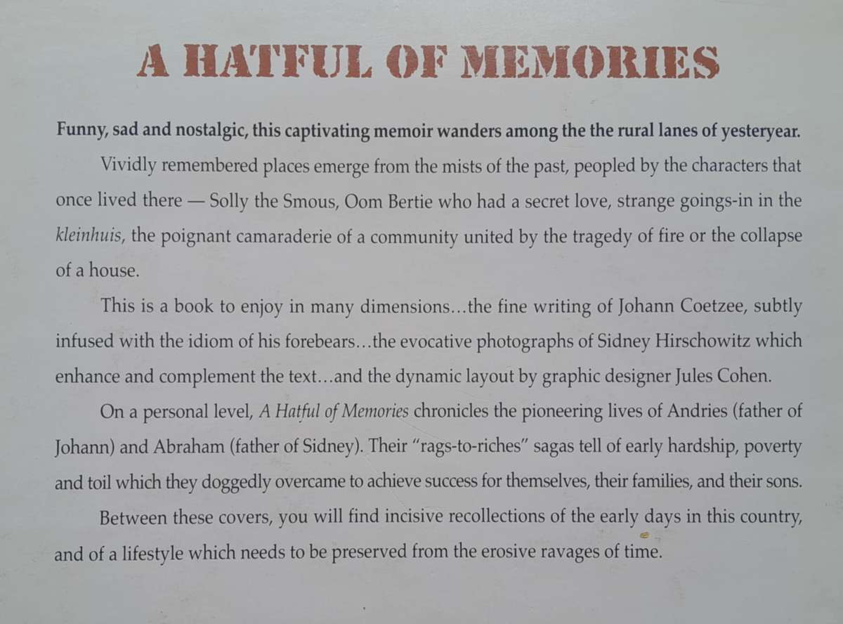 A HATFUL OF MEMORIES