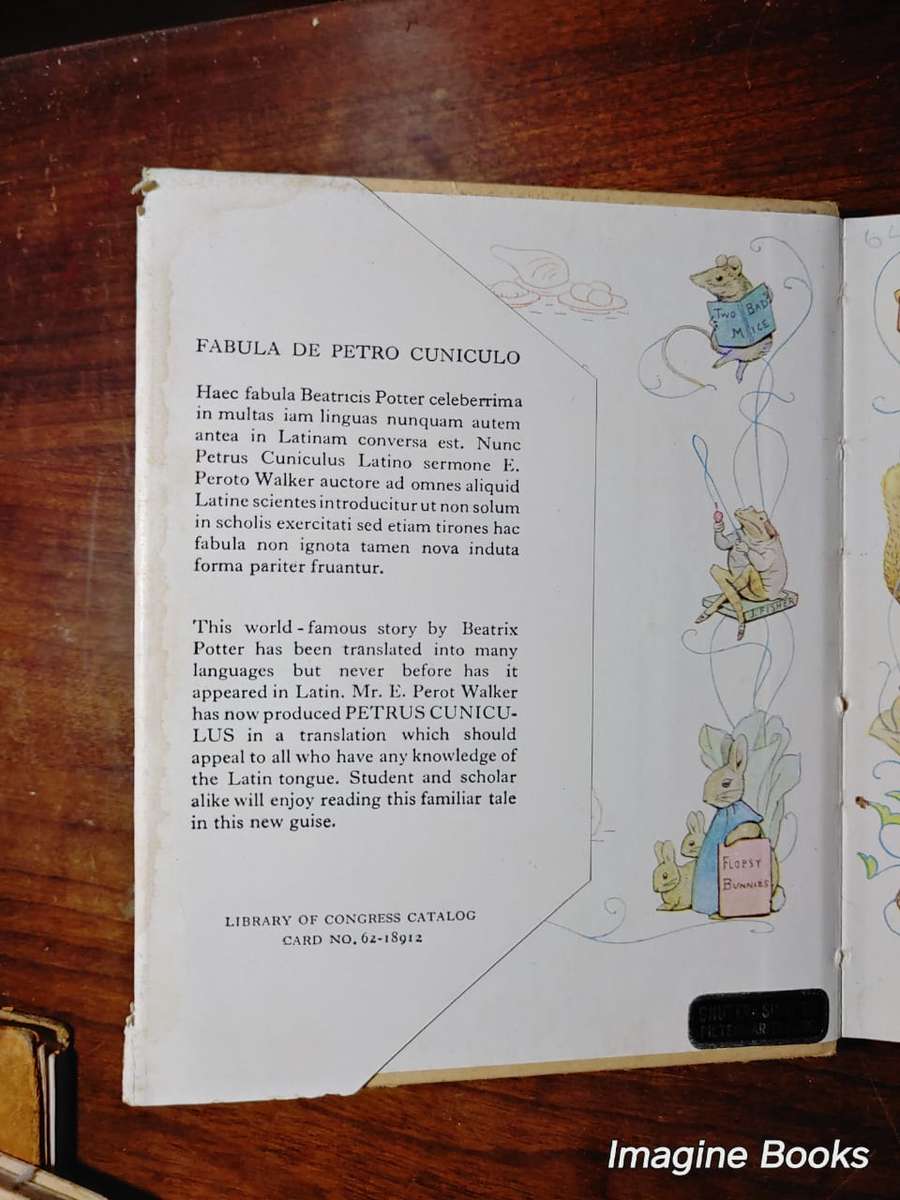 Fabula De Petro Cuniculo - Beatrix Potter - Peter Rabbit in Latin