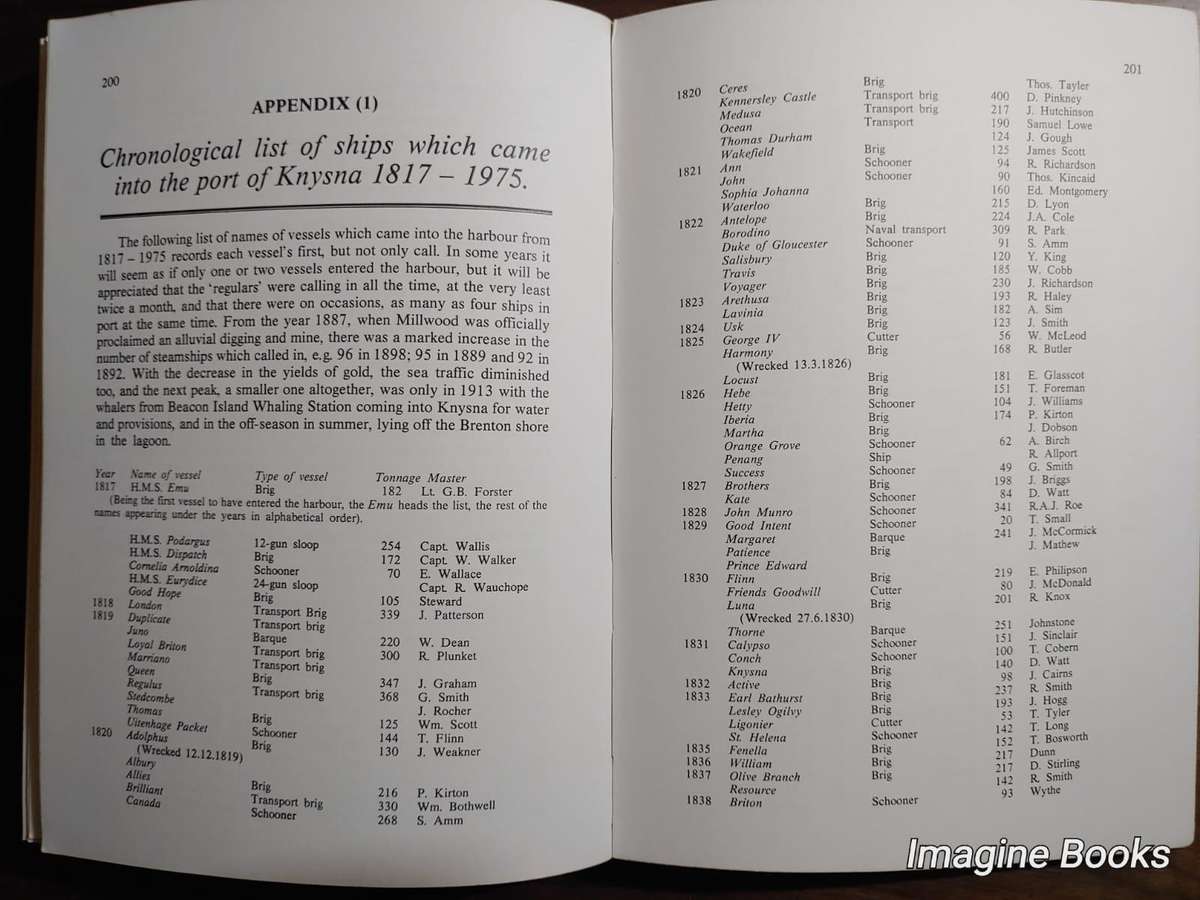 Knysna the Forgotten Port - (signed copy)