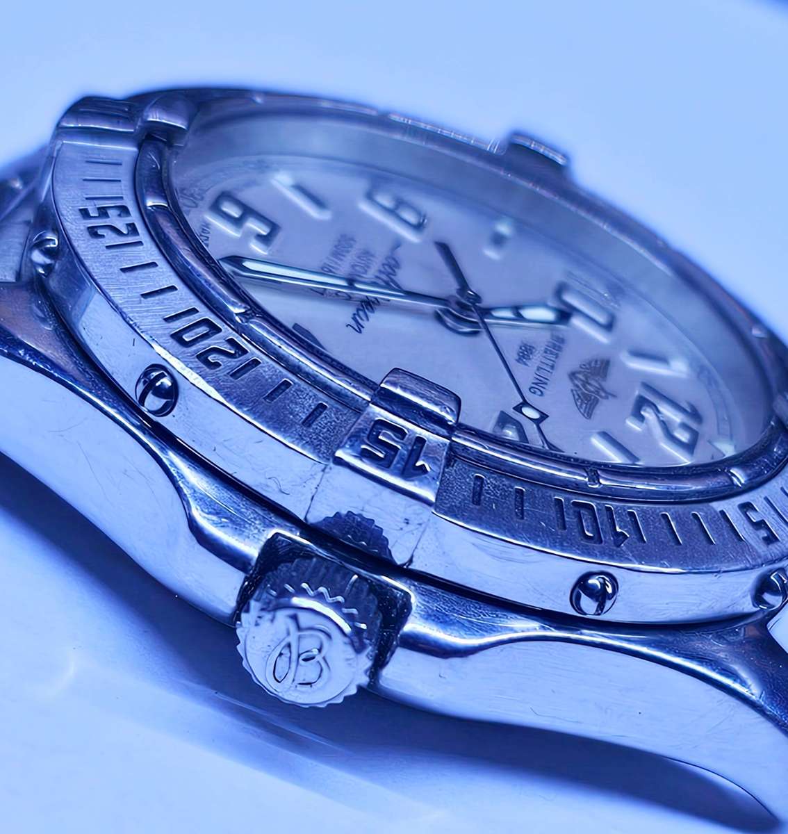 BREITLING A17350 Colt Ocean Date White Dial SS Automatic Men's Watch