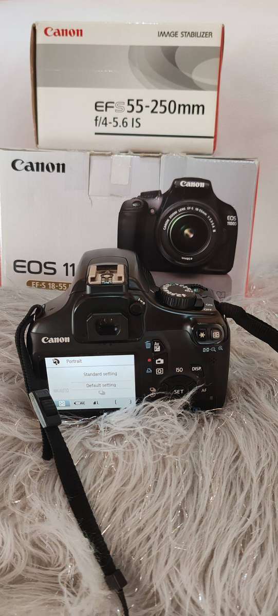 Canon EOS 1100D with 18-55mm and 55-250mm Image Stabilizer Zoom lens with Canon RS-60 E3 Remote