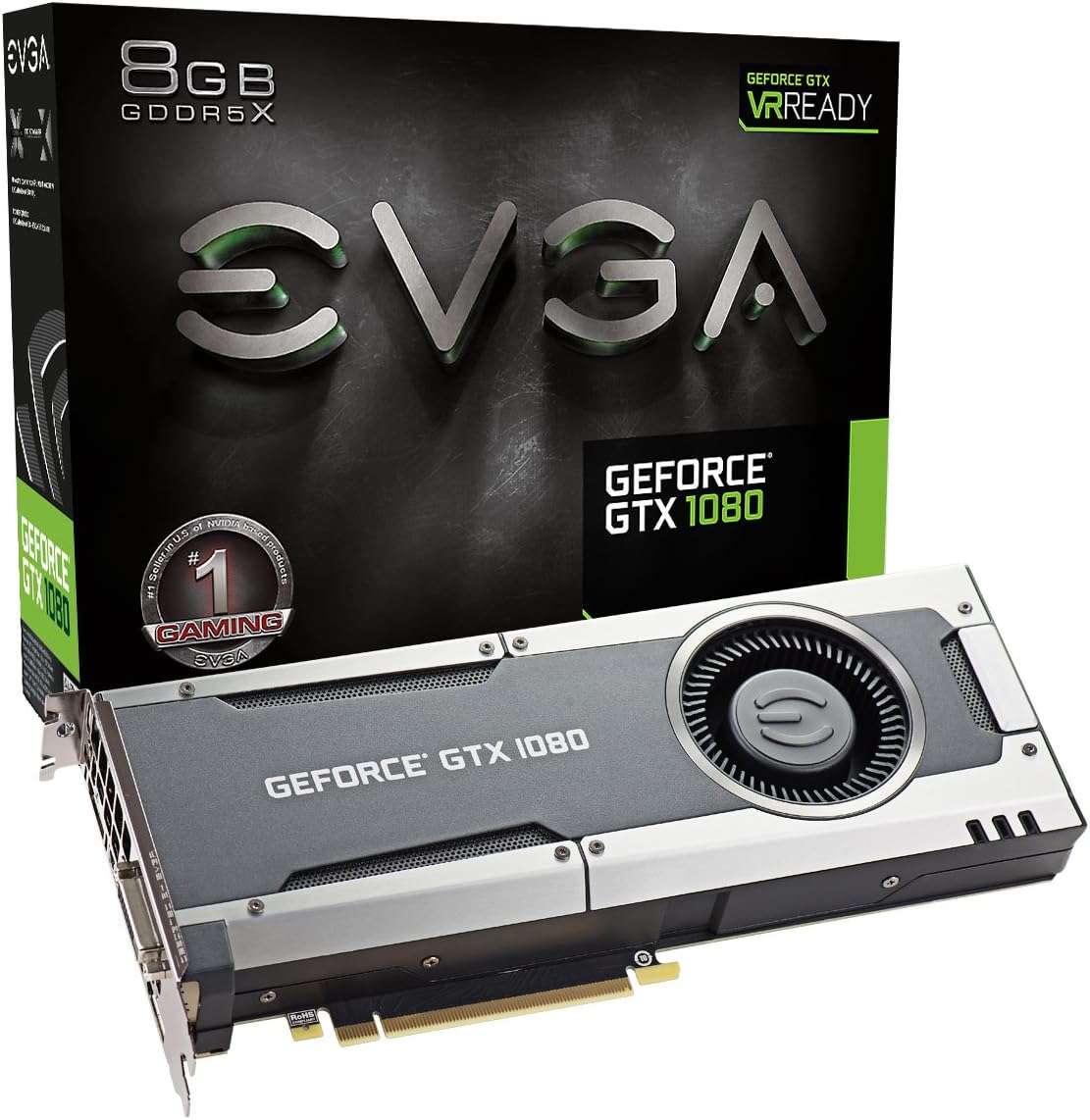 EVGA GeForce GTX 1080 GAMING 08G-P4-5180-KR  8GB GDDR5X