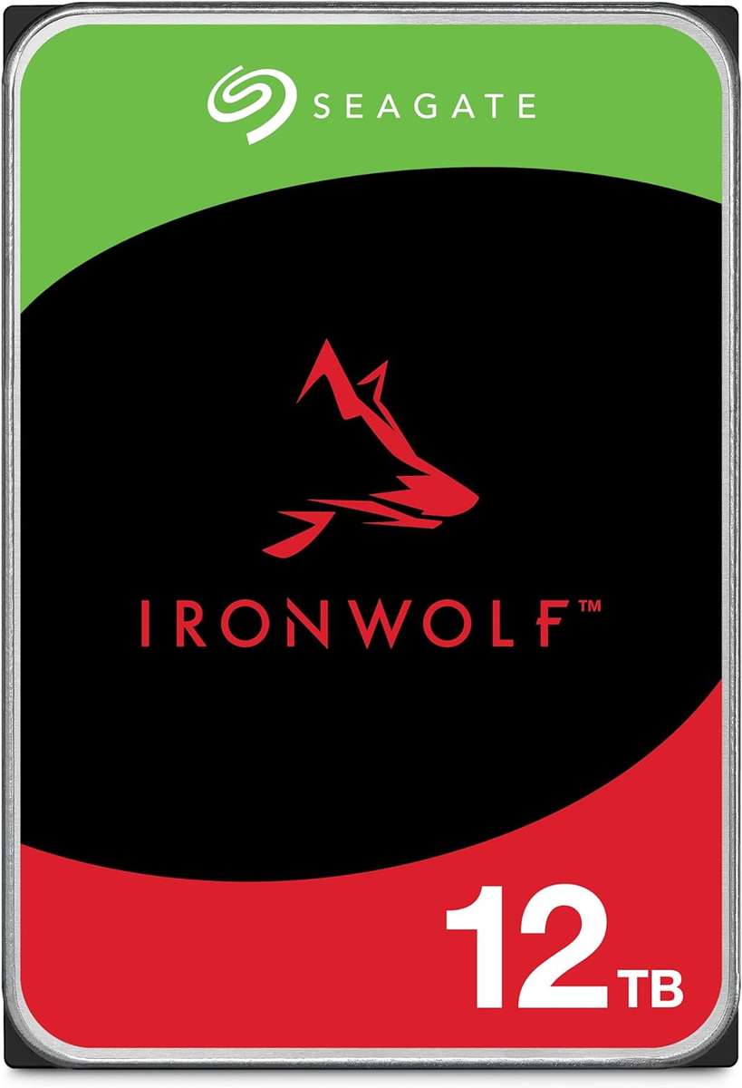Seagate ST12000VN0008 IronWolf 12TB 7200RPM 256MB Cache SATA 6Gb/s 3.5" NAS Internal Hard Drive