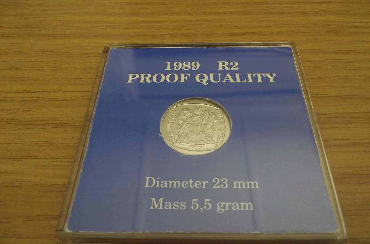 SOUTH AFRICA : PROOF R2 IN CASE : 1989