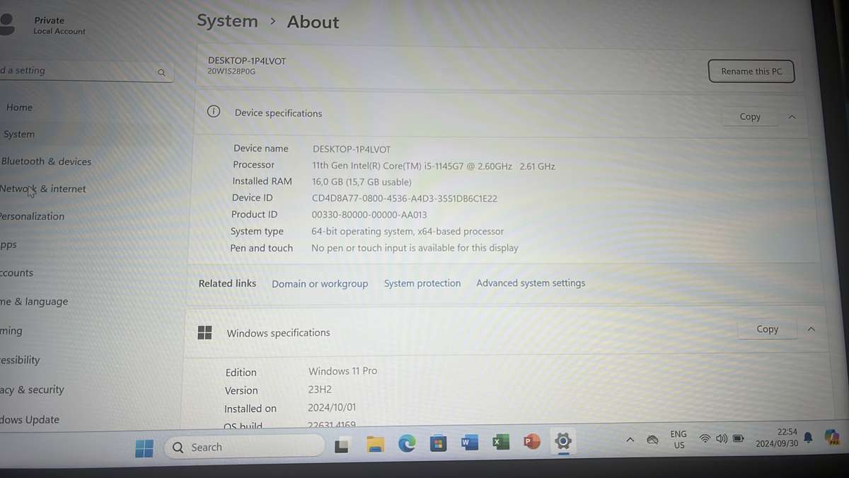 Lenovo ThinkPad T14 Gen 2 Core i5 11th Gen