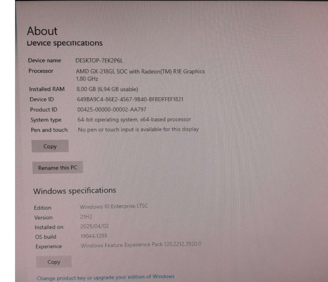 Centerm Thin Client Desktop Computer 8GB RAM 238GB SSD Intel Dual Core with Monitor Keyboard Mouse