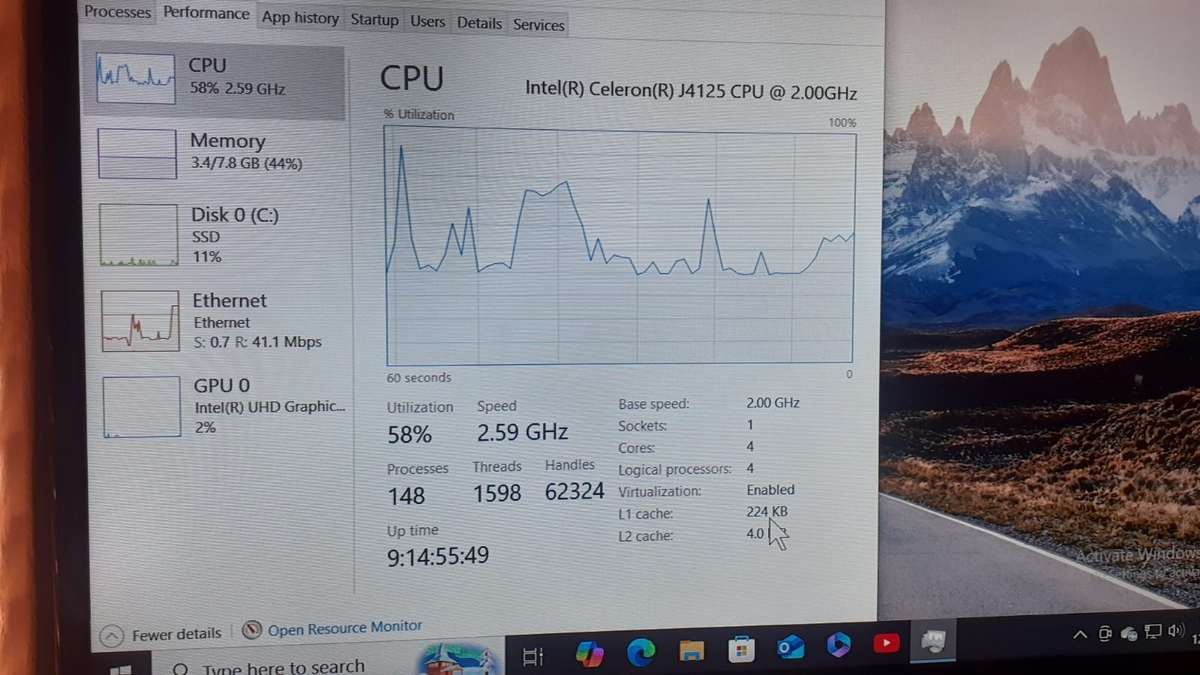 Centerm Thin Client Desktop Computer 8GB RAM 256GB Intel quad core 2.0Ghz Mini PC