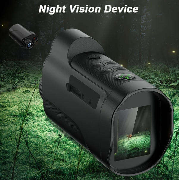 INSKAM Infrared Night Vision Scope 10X Magnification, 800m range, HD 1080P Digital Monocular