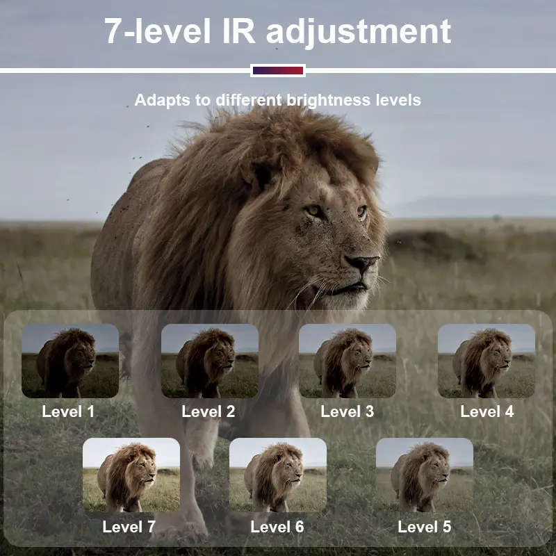 INSKAM Infrared Night Vision Scope 10X Magnification, 800m range, HD 1080P Digital Monocular