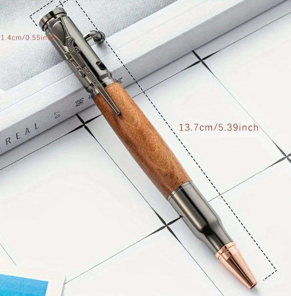 Tactical Design Bullet Shape Ballpoint Pen with Refills