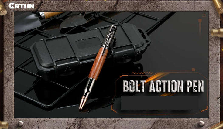 Tactical Design Bullet Shape Ballpoint Pen with Refills