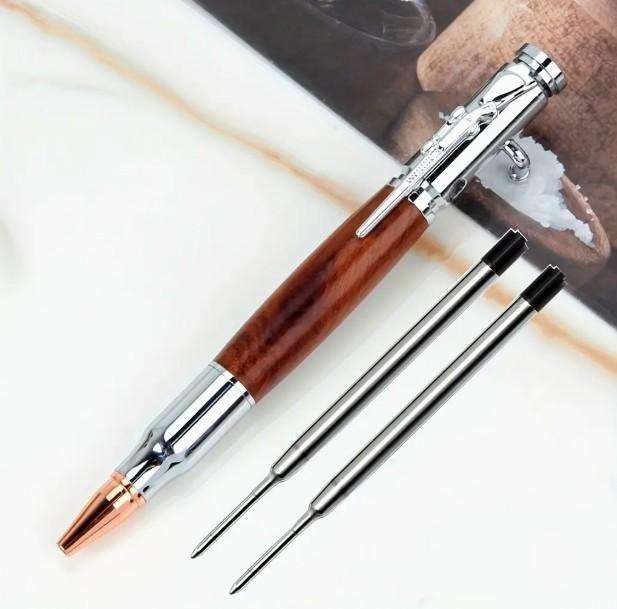 Tactical Design Bullet Shape Ballpoint Pen with Refills