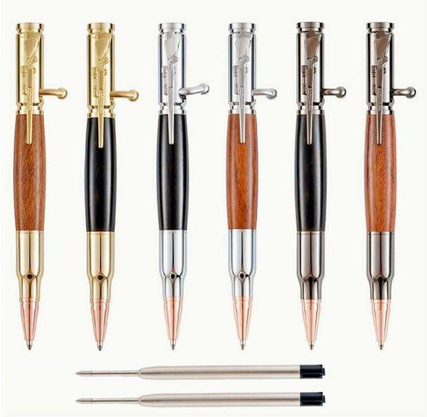 Tactical Design Bullet Shape Ballpoint Pen with Refills