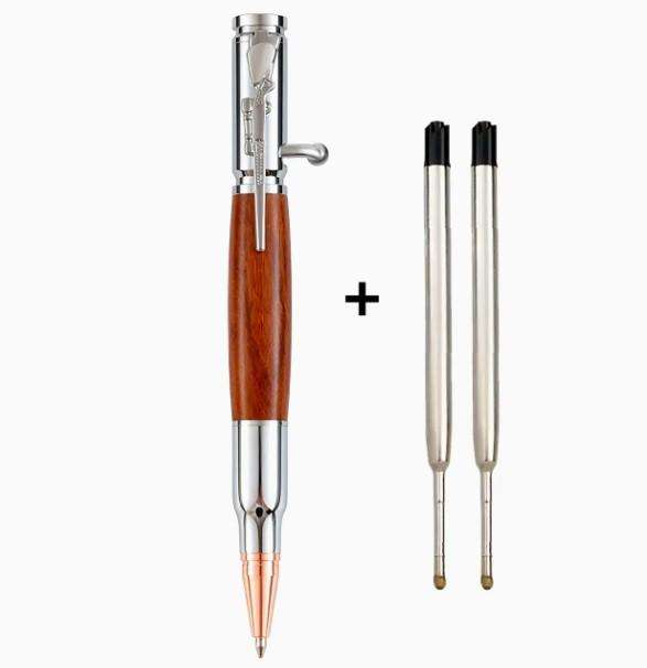 Tactical Design Bullet Shape Ballpoint Pen with Refills