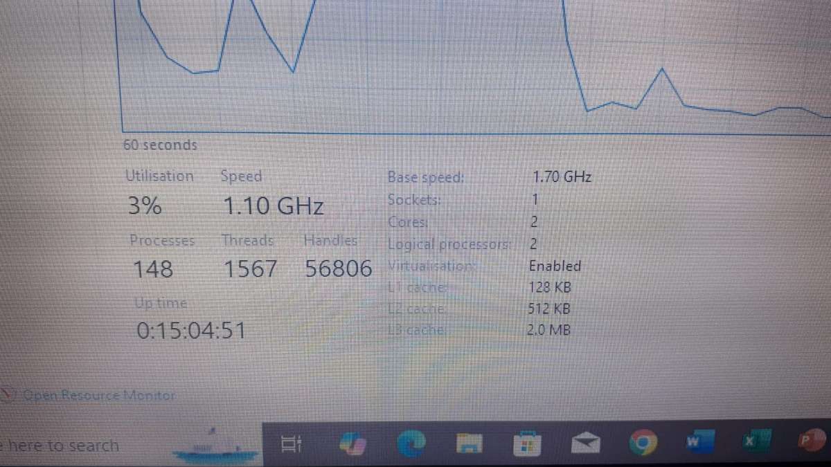 Samsung 300E 15.6" HD Screen Laptop Dual Core 8GB RAM DDR3 256GB SSD Intel Core i3 Windows 10 PRO