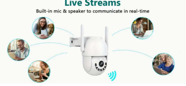 Security Camera Wireless Wifi HD Security Camera Two-way Audio Video Camera Motion Detection